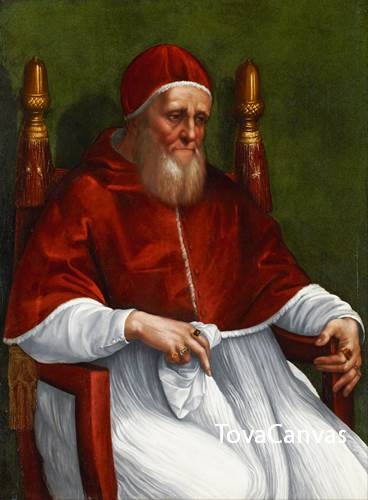 라파엘로의 Portrait of Pope Julius II, c. 1512