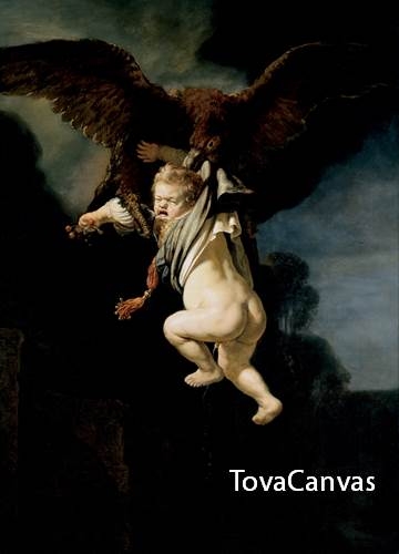 렘브란트의 The Abduction of Ganymede