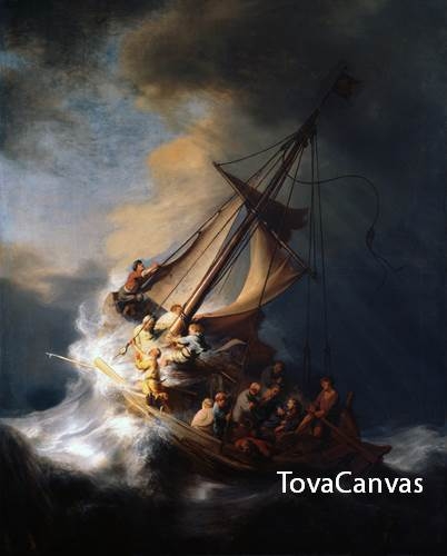 렘브란트의 The Storm on the Sea of Galilee, 1633
