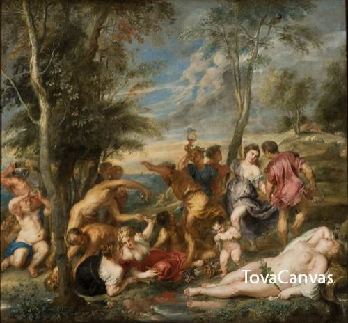 루벤스의 The Andrians, 1630