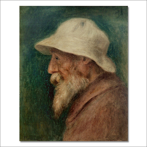 CM 1803 _ 르누아르 _ 하얀 모자를 쓴 자화상