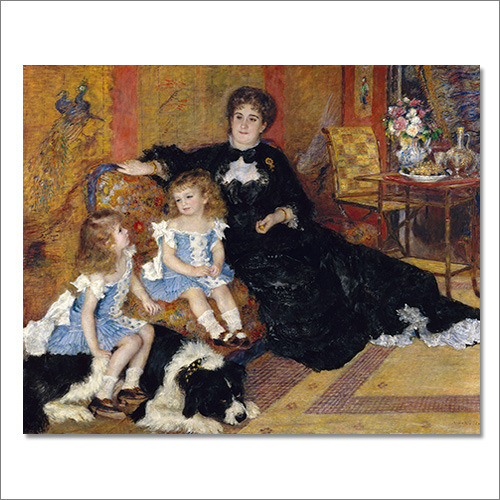 CM 1868 _ 르누아르 _ 샤르팡티에 부인과 아이들의 초상